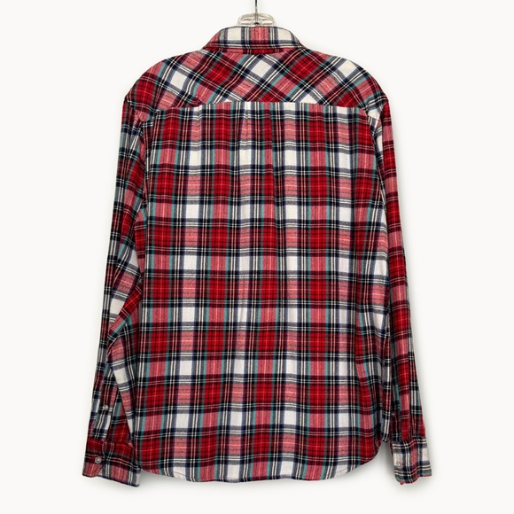 Enjoi Skateboards Flannel Shirt Men’s Size Medium 100% Cotton Plaid Vintage Y2K - Picture 3 of 15